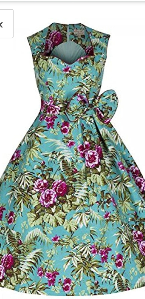 Lindy Bop Grace tropical dress S
